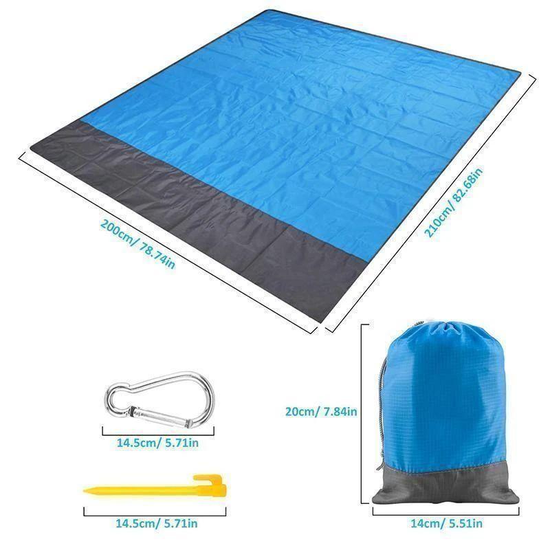 Portable Anti-sand Beach Blanket - for Park, Beach and Picnic