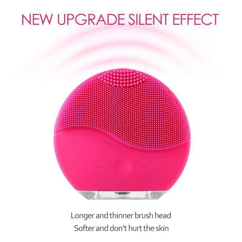 Electric Silicone Facial Cleansing Brush