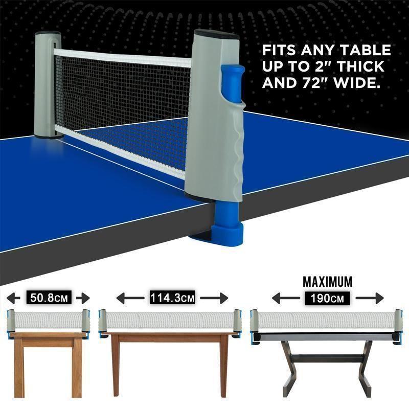 RETRACTABLE TABLE TENNIS NET