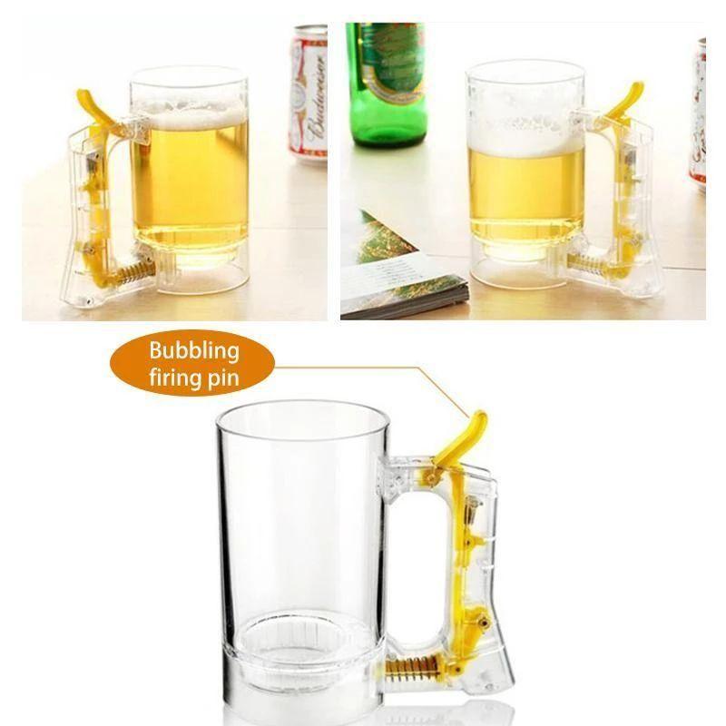 Creative Bubble Foaming Beer Mug for Party Bar