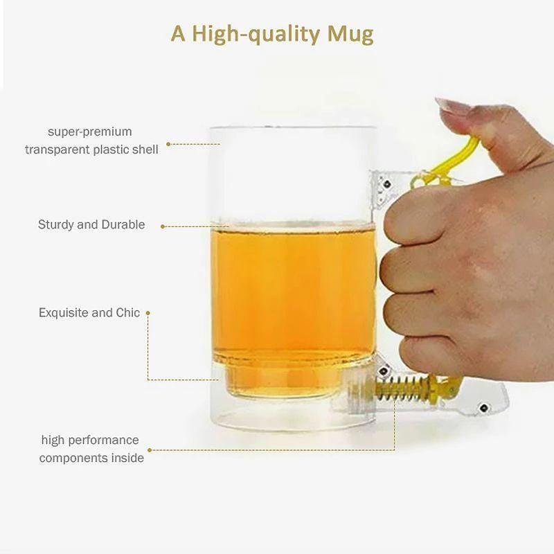 Creative Bubble Foaming Beer Mug for Party Bar