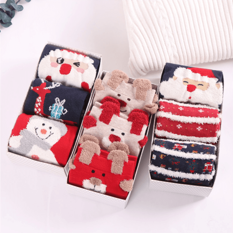 Cute Christmas Socks Perfect Present For Family&Friends