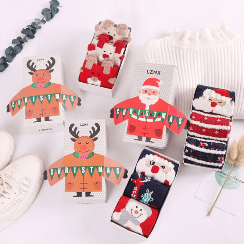 Cute Christmas Socks Perfect Present For Family&Friends