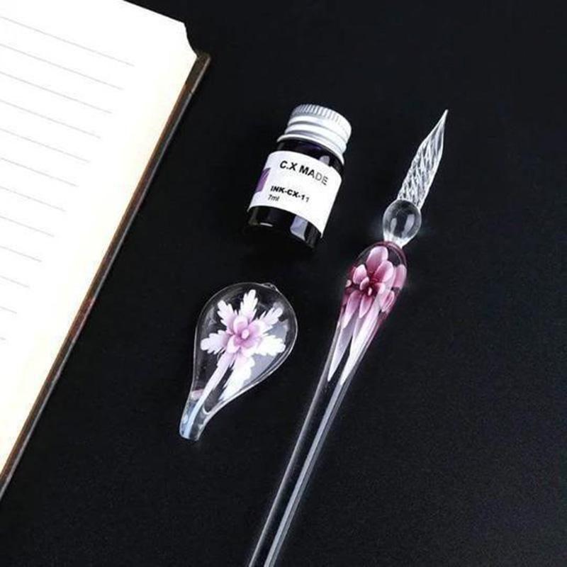 Glass Calligraphy Pen Set