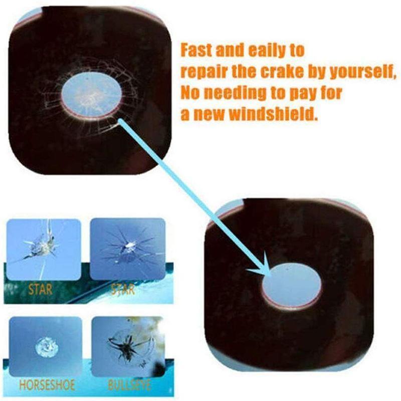Magic glass repair fluid