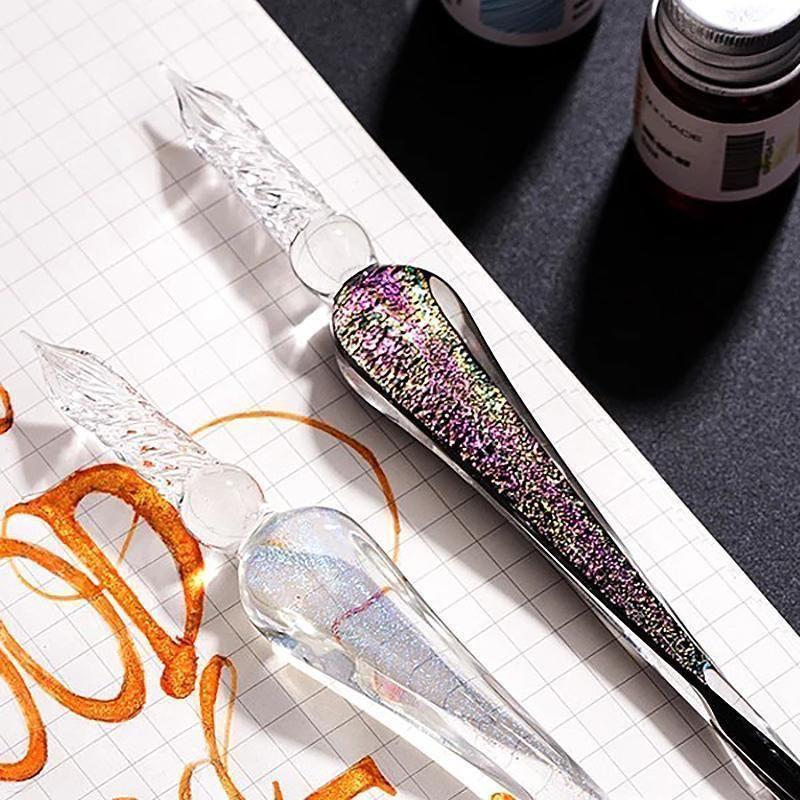 Glass Calligraphy Pen Set