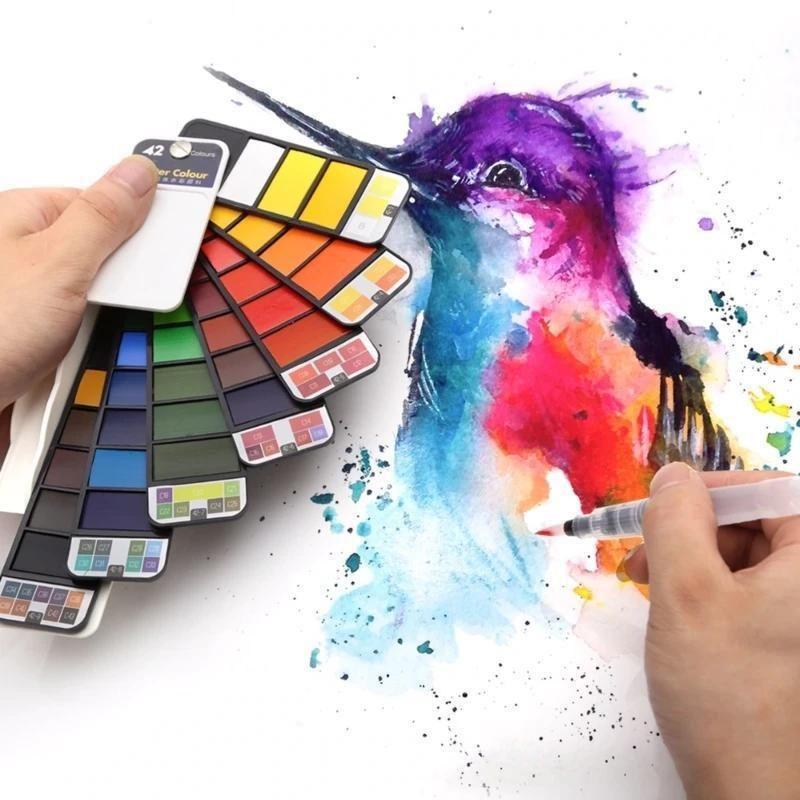 Solid Gouache Pigment Palette