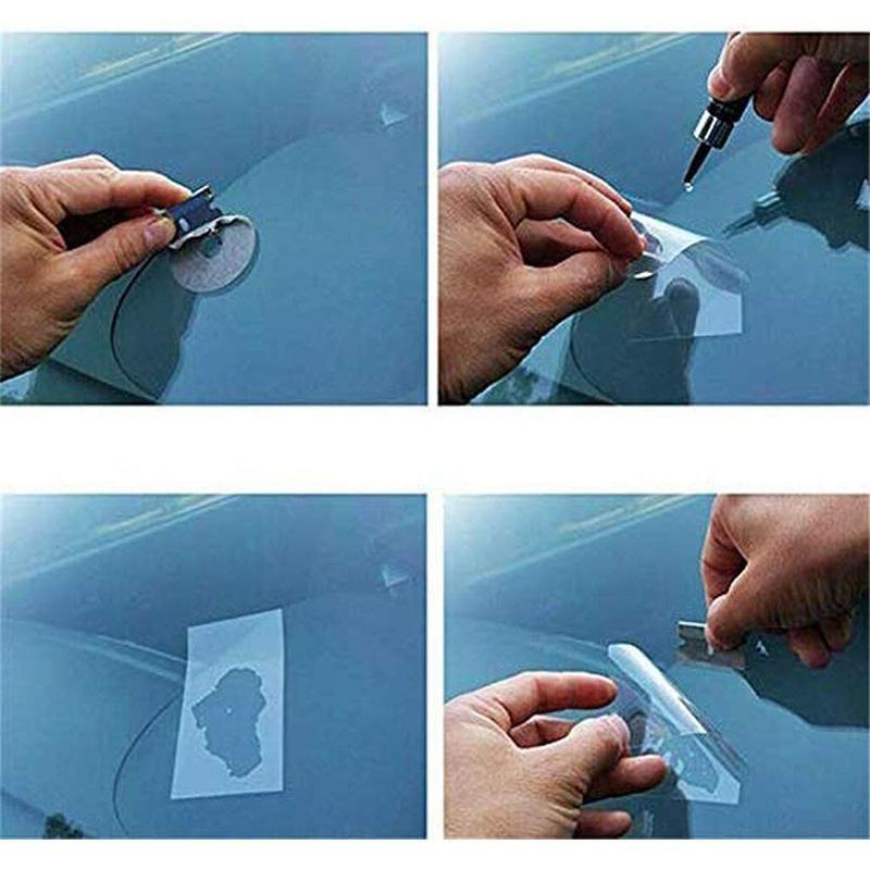 Magic glass repair fluid