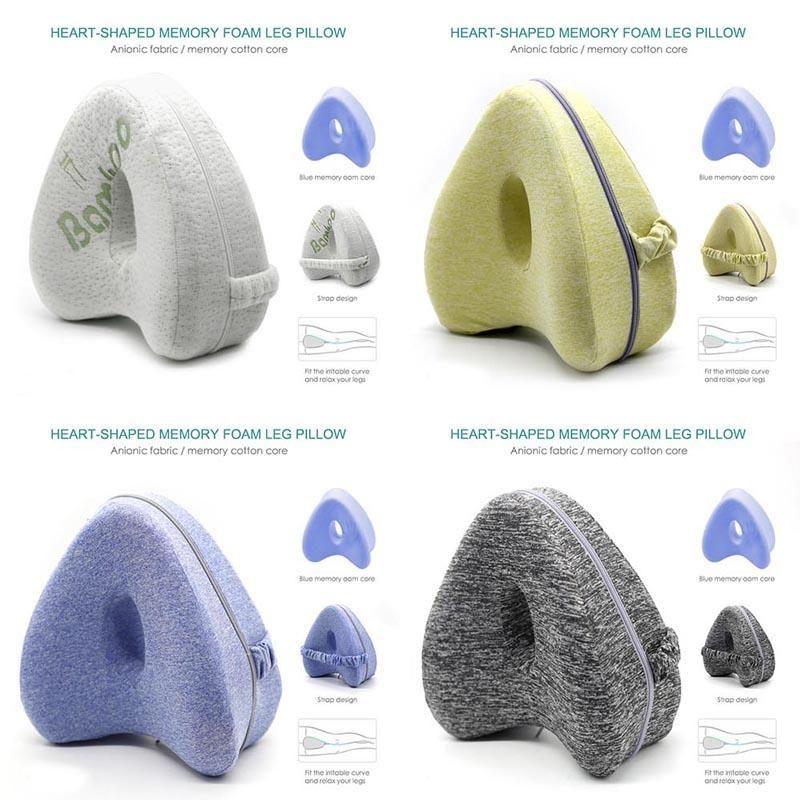 Heart-shaped Memory Foam Leg Pillow