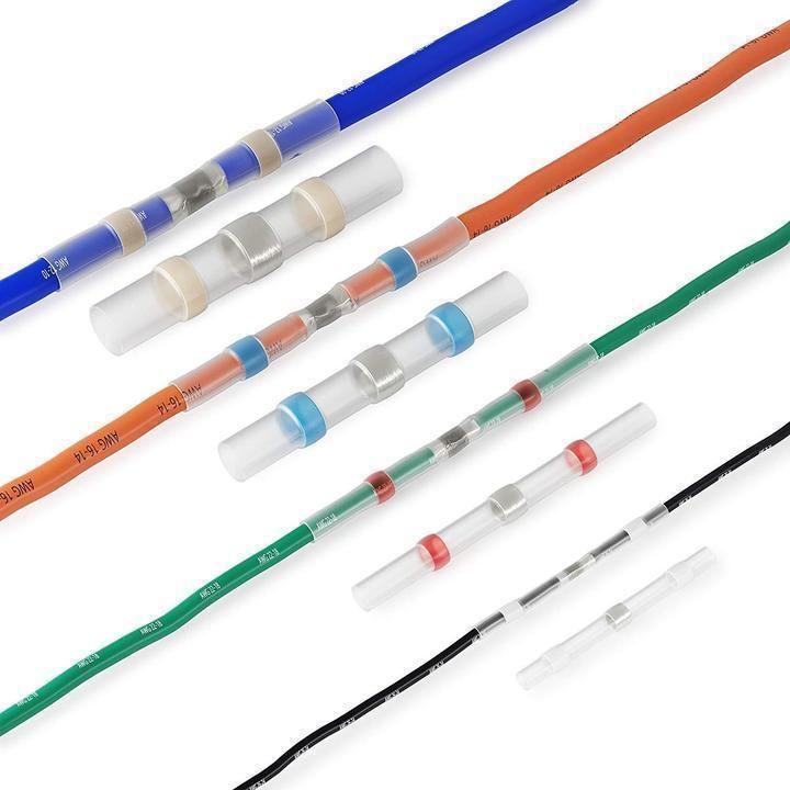 Waterproof solder wire connectors