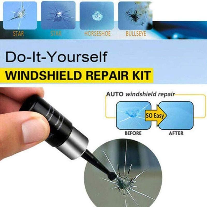 Magic glass repair fluid
