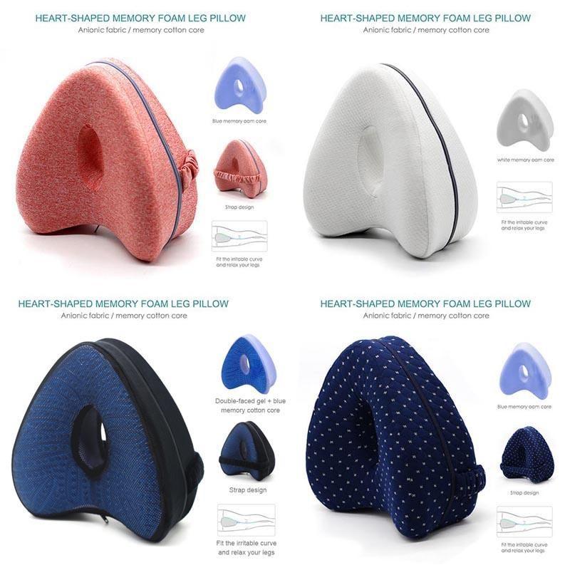 Heart-shaped Memory Foam Leg Pillow