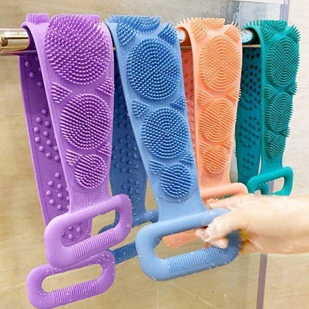 Silicone bath towel