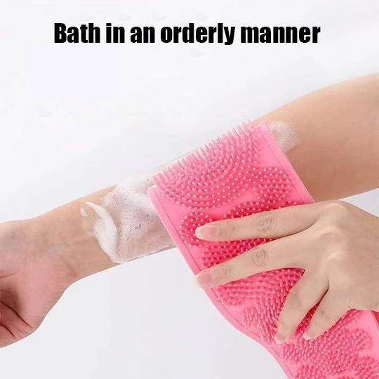 Silicone bath towel