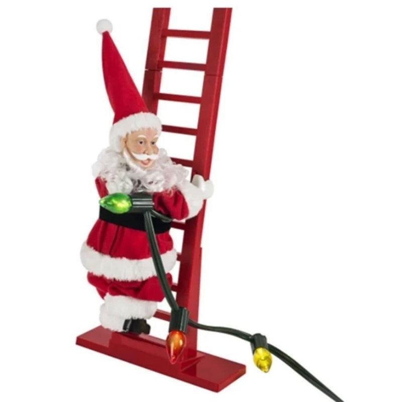 Electric Plush Ladder Climbing Santa