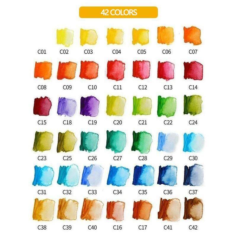 Solid Gouache Pigment Palette