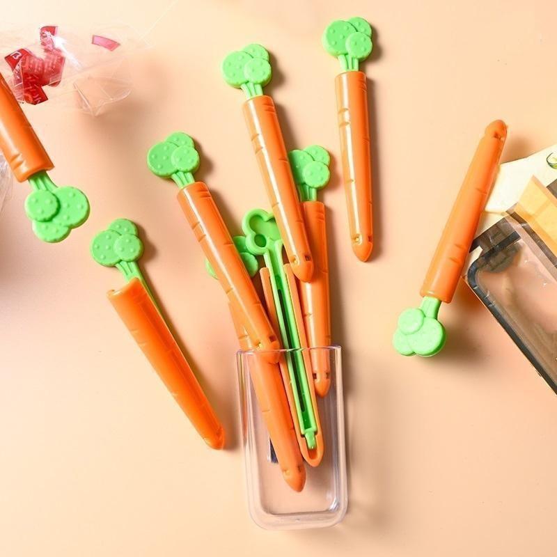 Carrot Food Bag Sealing Clip, 5 PCs