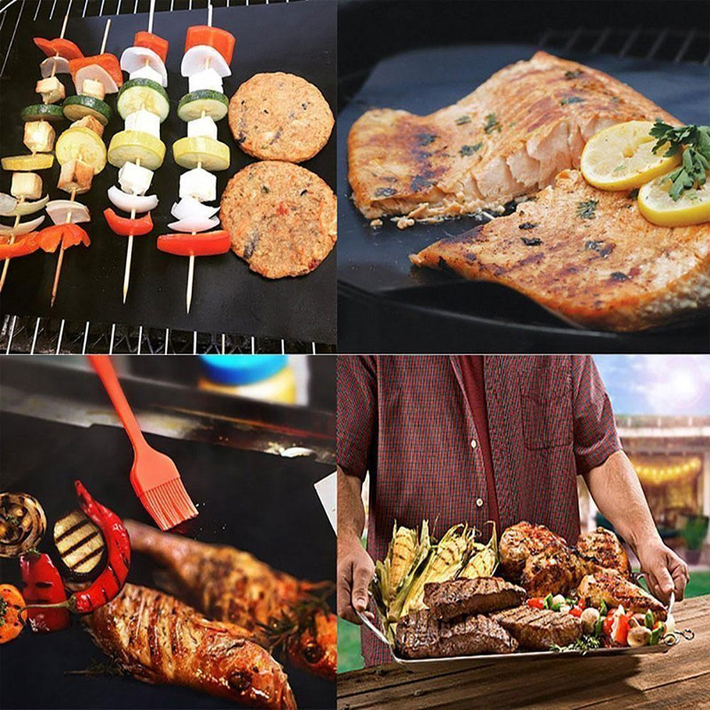 Non-stick BBQ grill mat