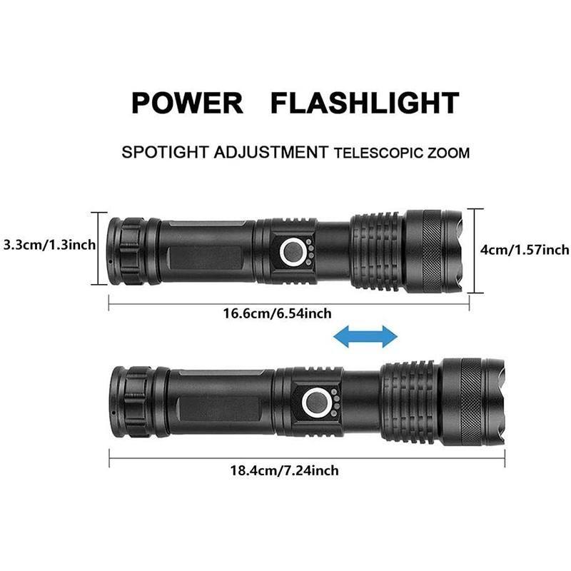 USB Charging Waterproof P50 LED Flashlight