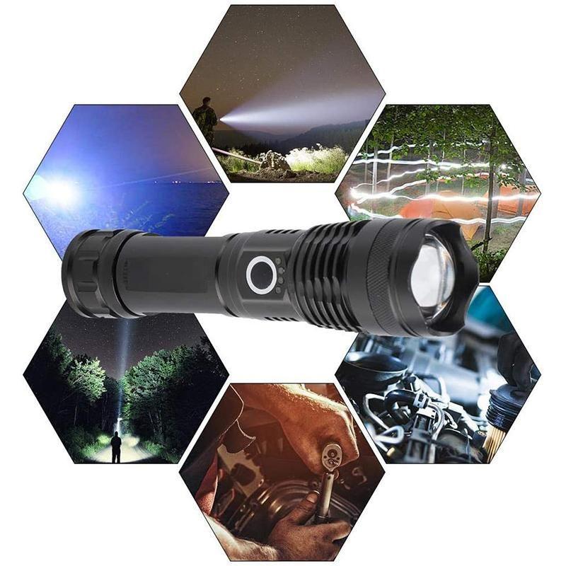 USB Charging Waterproof P50 LED Flashlight