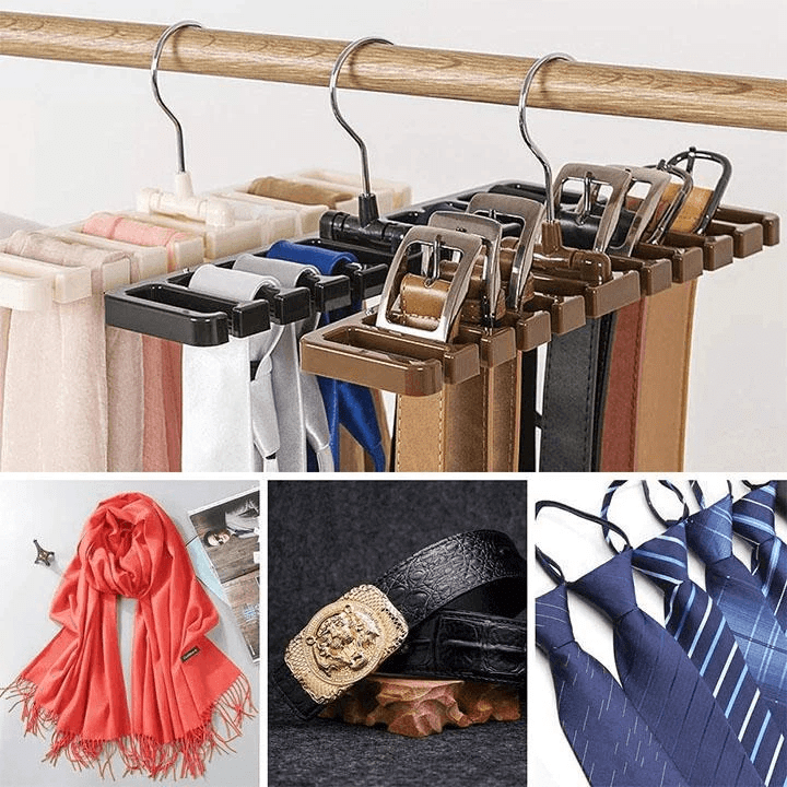 Multifunctional Space Saving Belt Hanger