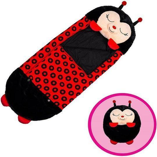 Fleece sleeping bag for children