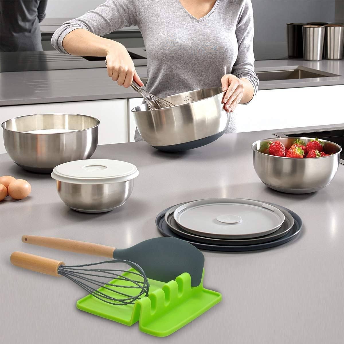 Non-Slip Heat Resistant Cooking Tools Utensils Rack