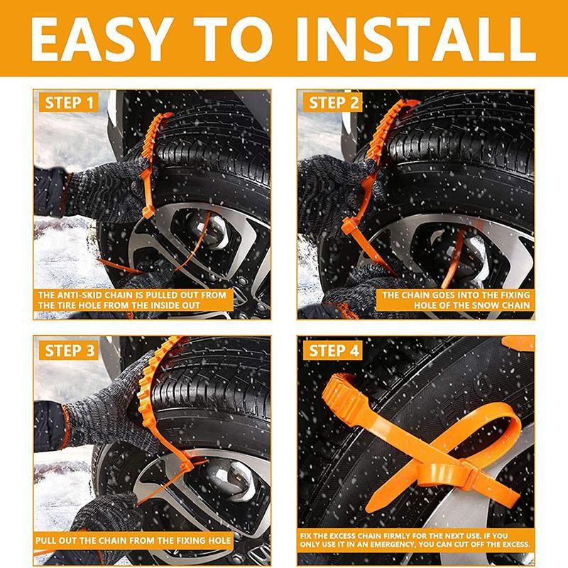 Anti-skid Emergency Snow Tire Chains