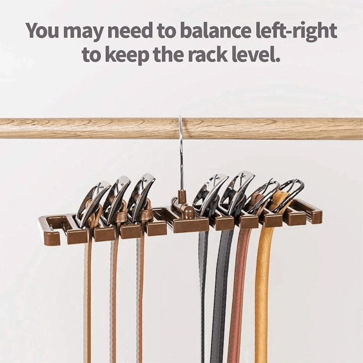 Multifunctional Space Saving Belt Hanger