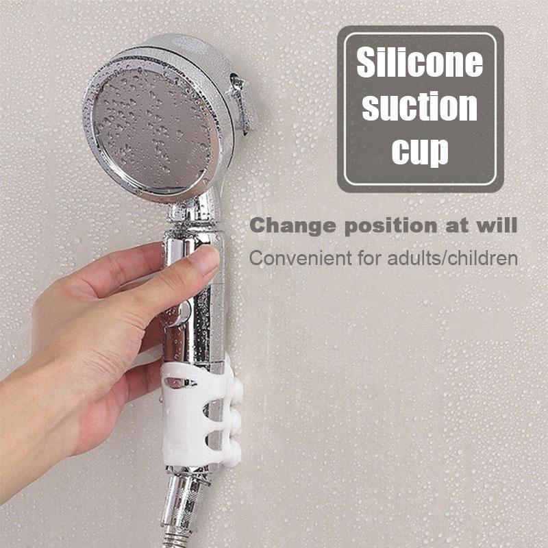Silicone shower head holder