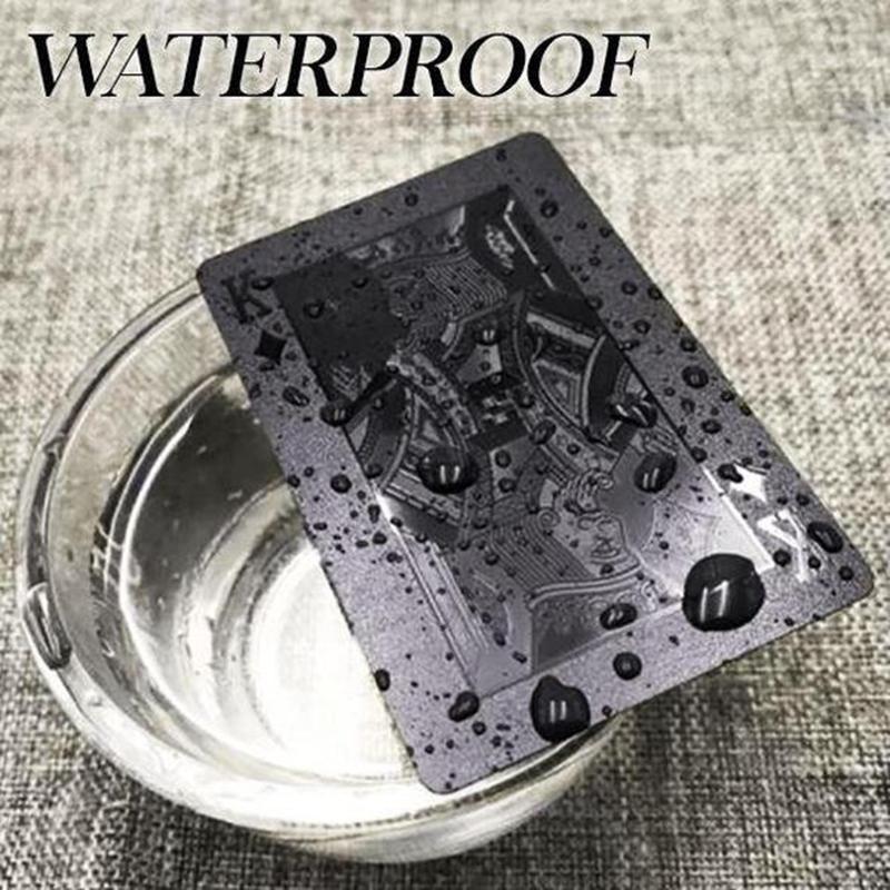 Waterproof Black Diamond Playing Cards