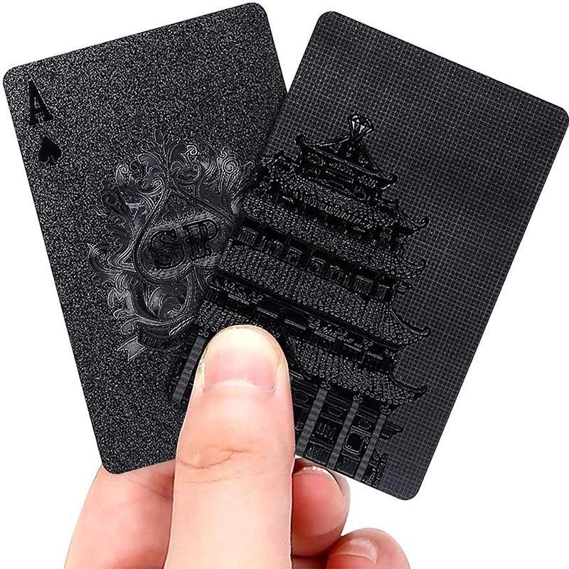 Waterproof Black Diamond Playing Cards