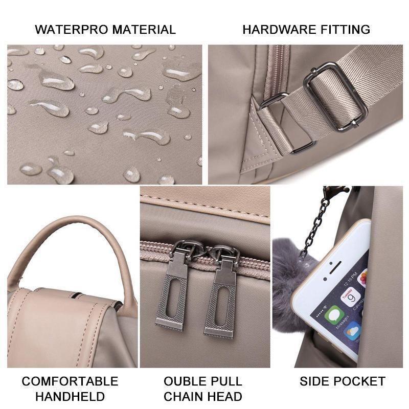 Waterproof Nylon Anti-Theft Backpack