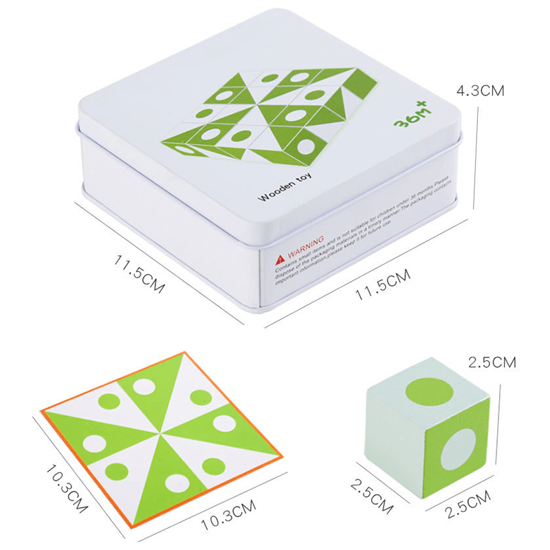 3D Puzzle Cube Building Blocks