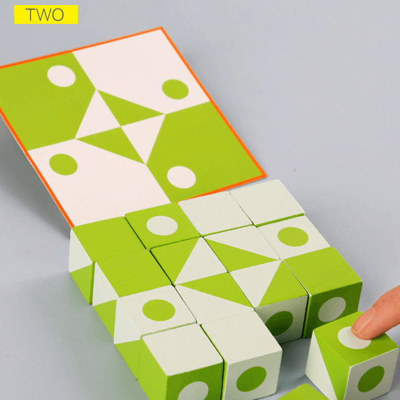3D Puzzle Cube Building Blocks
