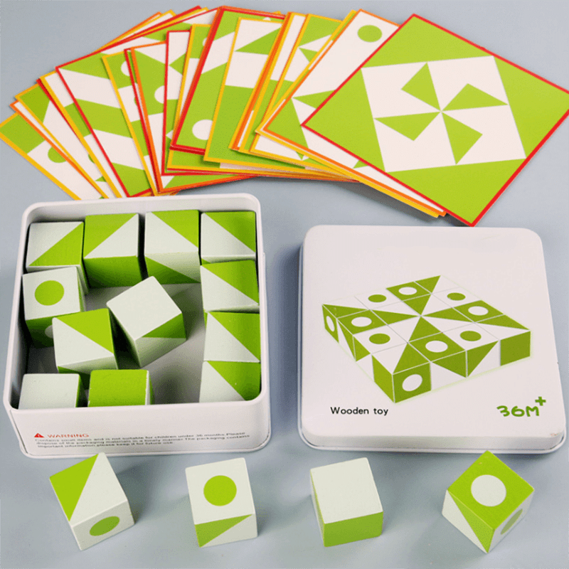3D Puzzle Cube Building Blocks
