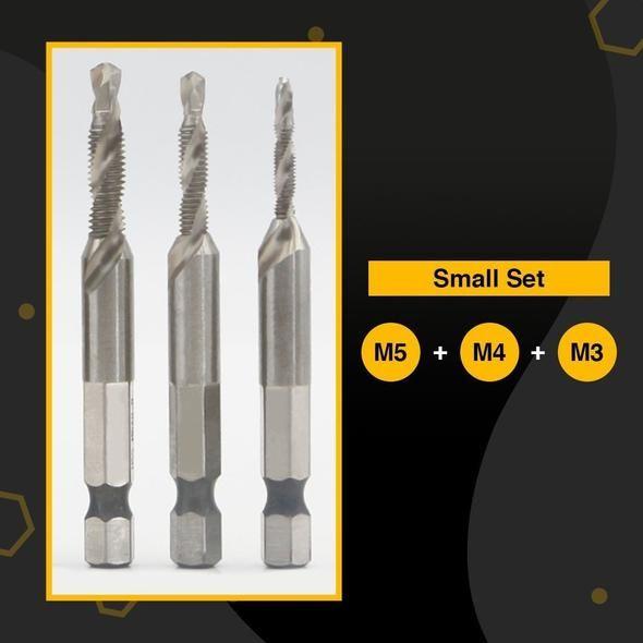 3/6 Pcs Thread Tap Drill Bits Set