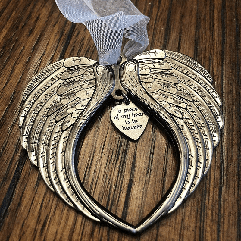 Christmas Bell Angel Wing Ornament