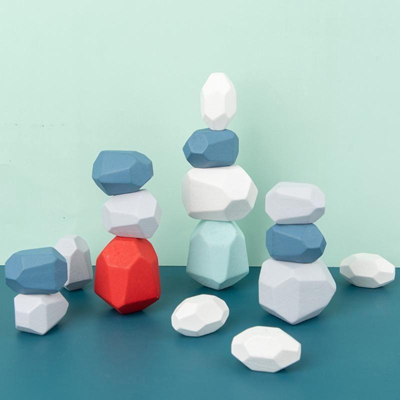 Wooden rock wood toys