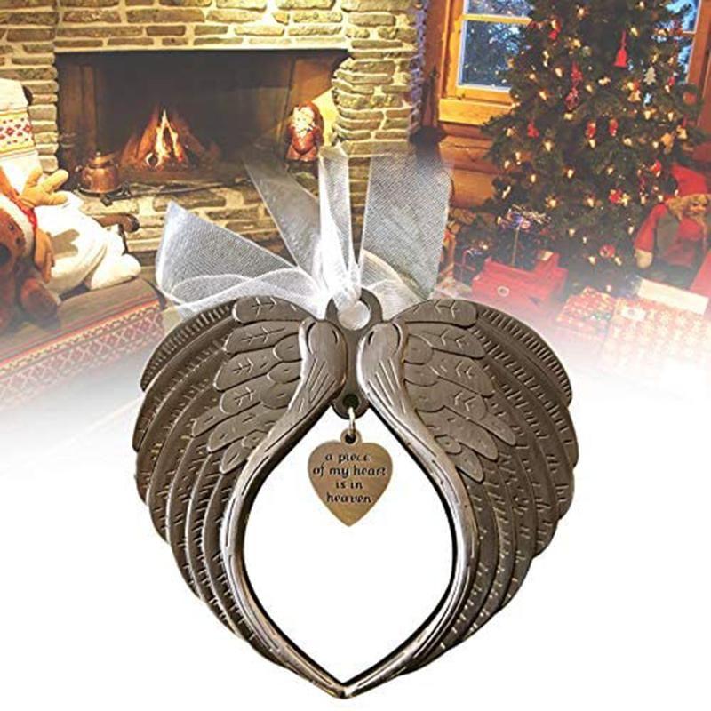 Christmas Bell Angel Wing Ornament