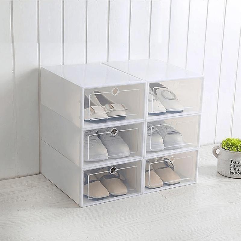 Shoe box with drawers