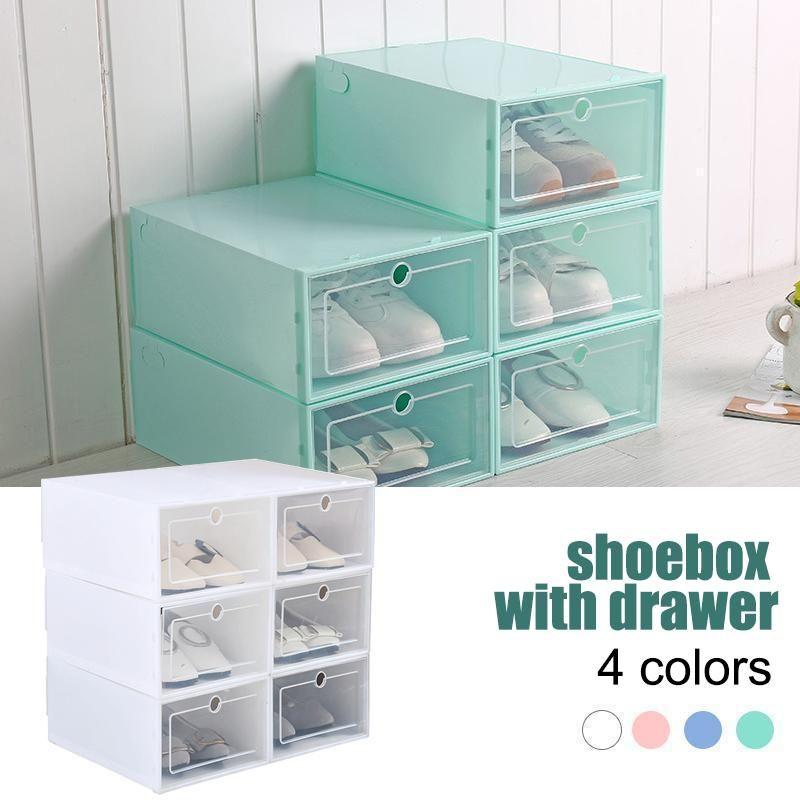 Shoe box with drawers