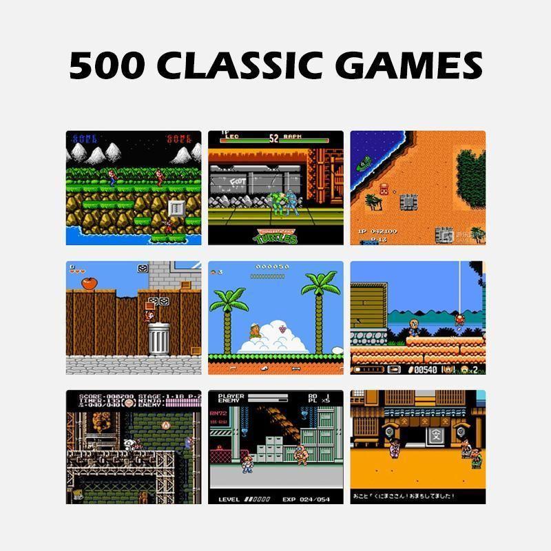 Handheld Game Console - 500 Classic Games