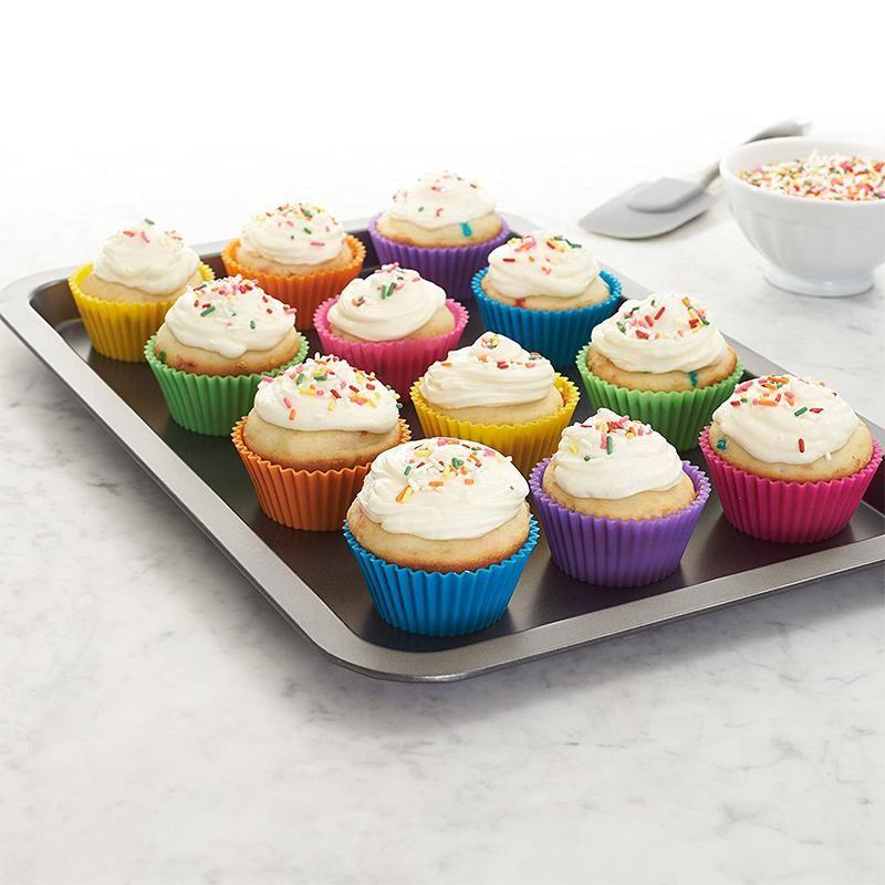 Reusable Non-Stick Silicone Baking Cups