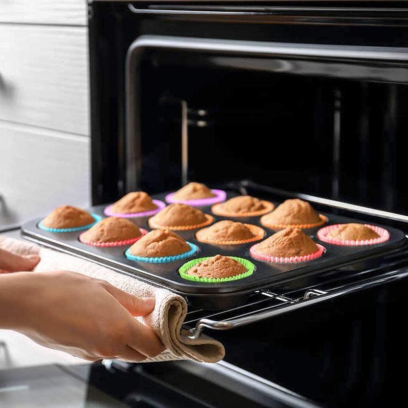 Reusable Non-Stick Silicone Baking Cups