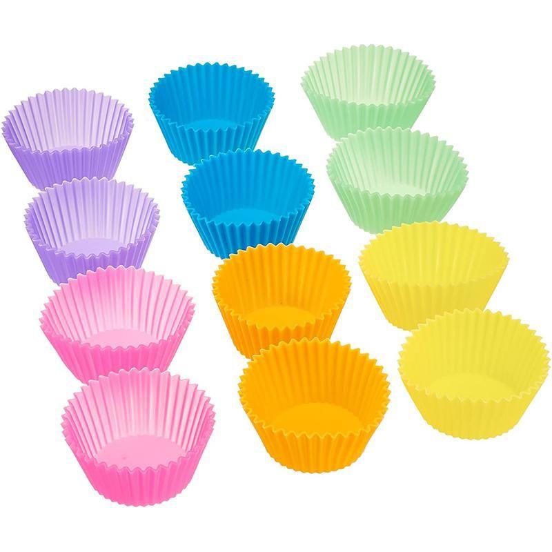 Reusable Non-Stick Silicone Baking Cups