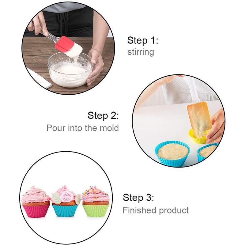 Reusable Non-Stick Silicone Baking Cups