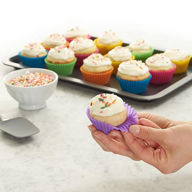 Reusable Non-Stick Silicone Baking Cups