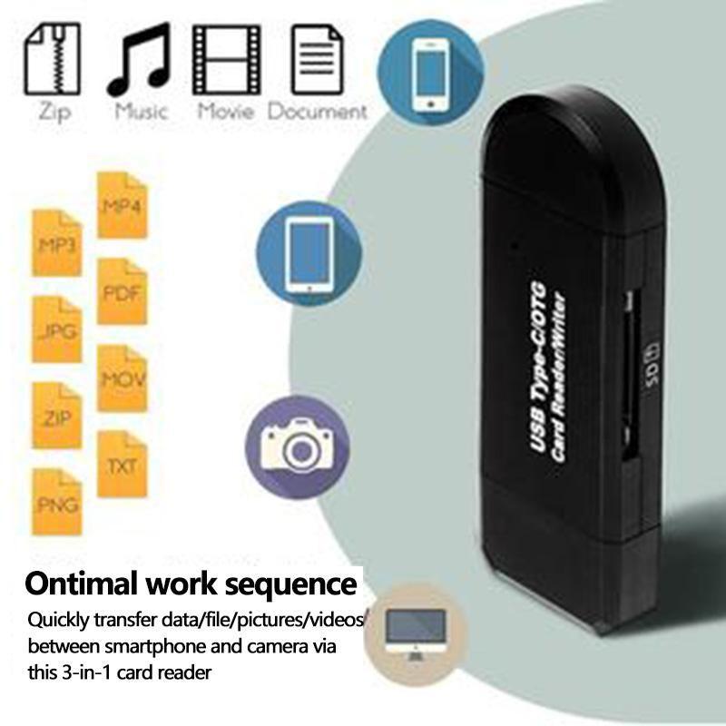 3-in-1 card reader