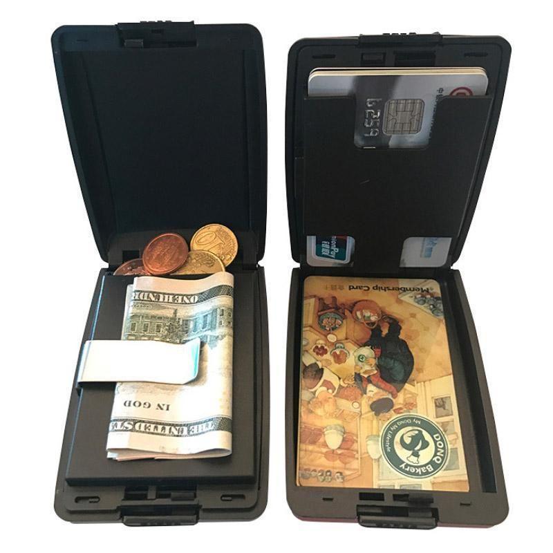 Secure cash and card wallet